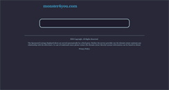 Desktop Screenshot of monster4you.com